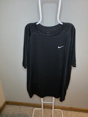 Nike Men's Dri-fit Short Sleeve Black T-shirt NWT Size XXL